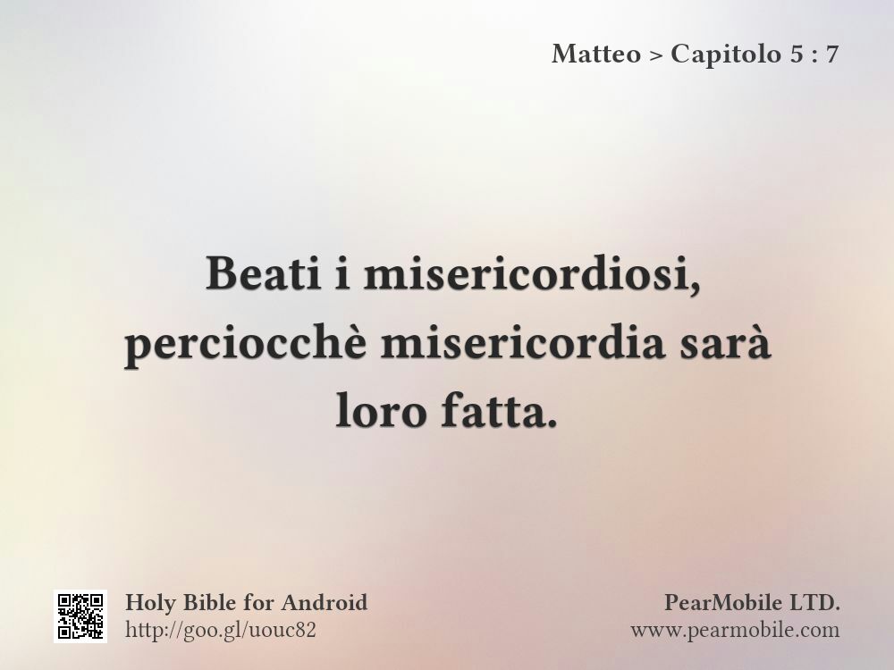 Matteo, Capitolo 5:7